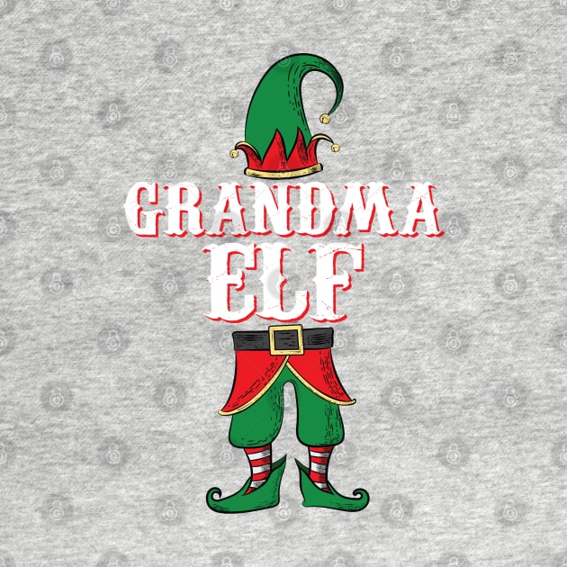 Grandma Elf - Matching Family Christmas graphic by Vector Deluxe